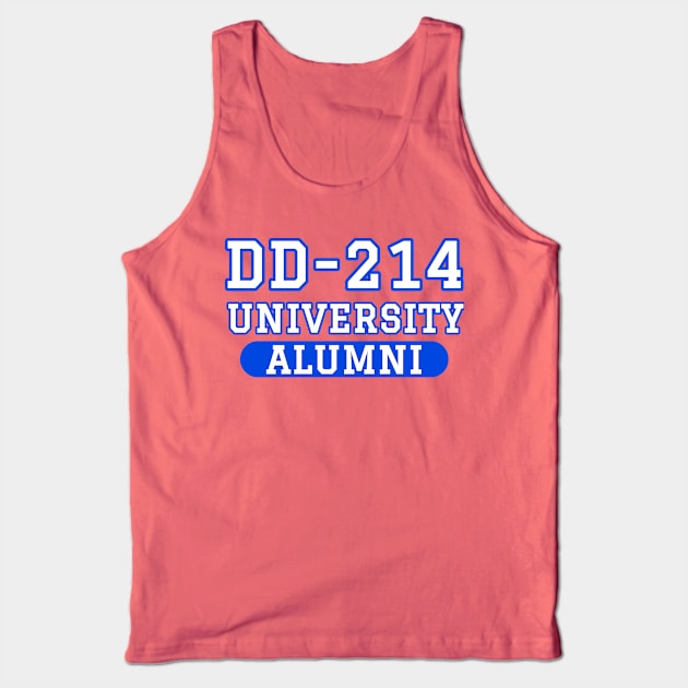 Patriotic DD-214 University Alumni Tank Top by Revinct_Designs